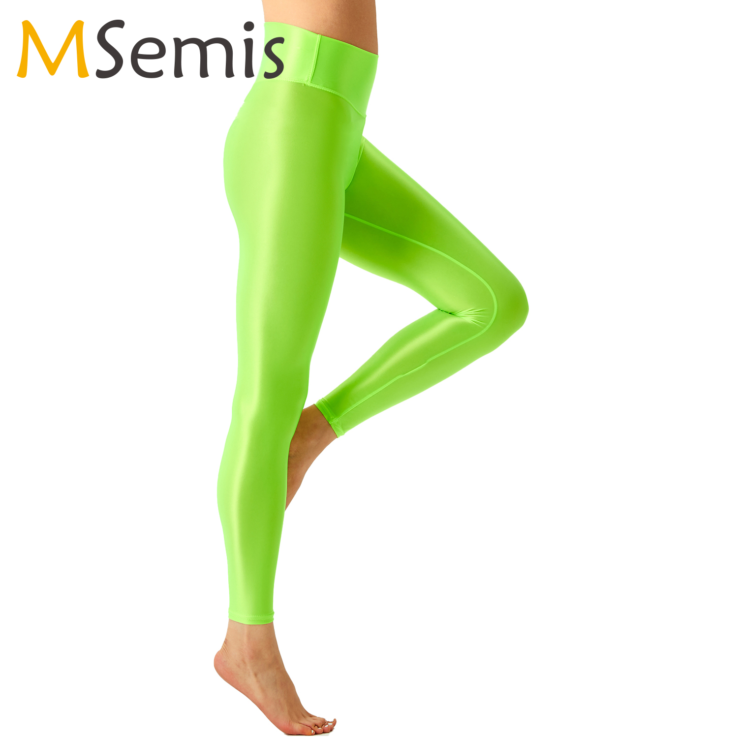 Pilates Yoga Legging - Leggings da balletto lucidi da donna