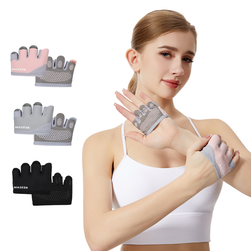 Yoga Pilates Yoga - Coppia di Guanti Fitness Senza Dita: