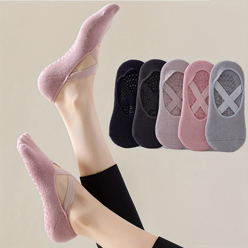 Pilates Ankle Strap - Calzini da yoga da donna in