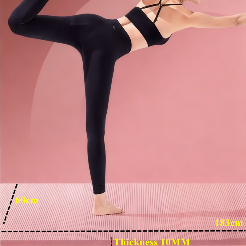 Pilates Yoga Mat Workout - Tappetino da yoga antiscivolo per allenamento