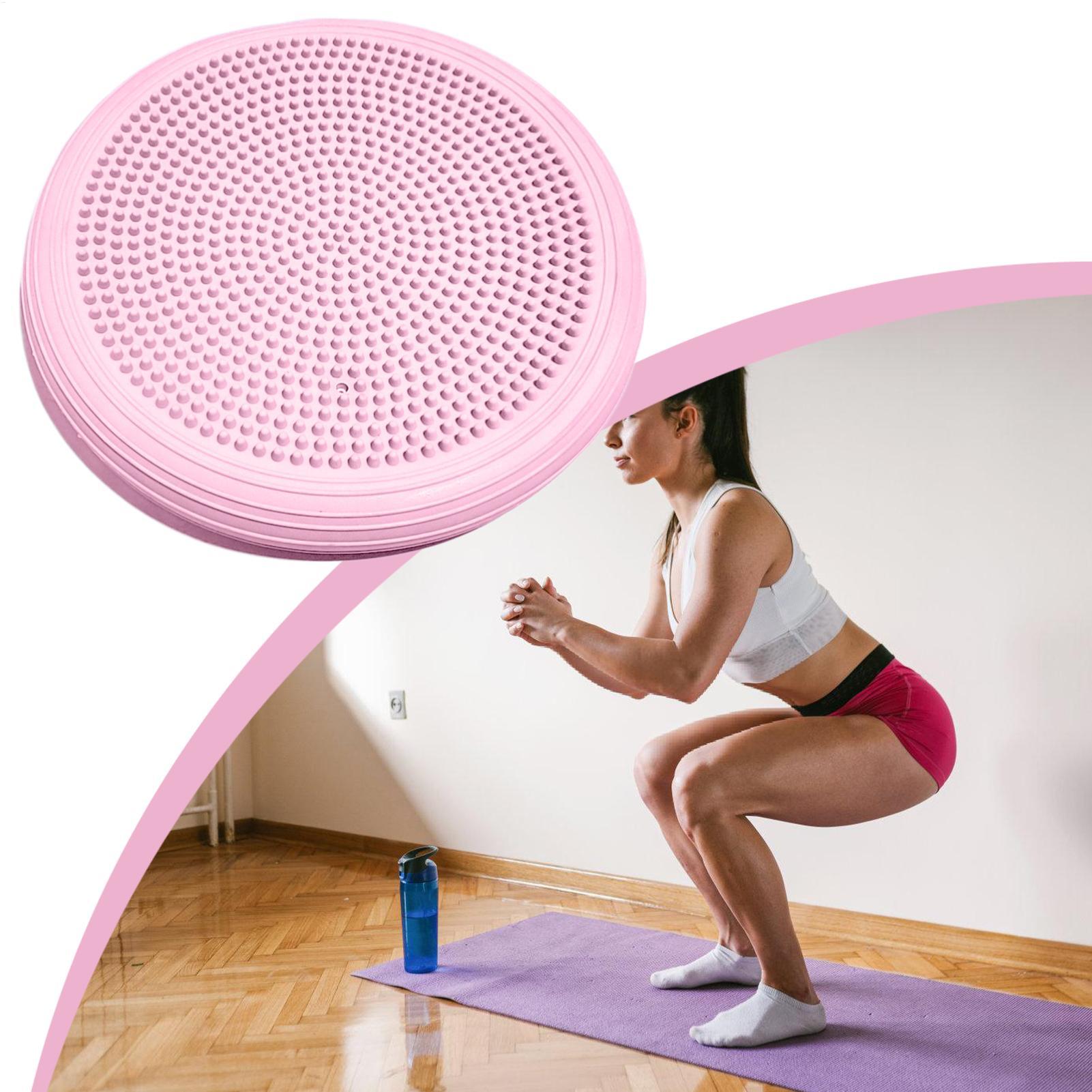 Exercise Disc Inflatable - Cuscino Gonfiabile per Massaggio e Stabilità,