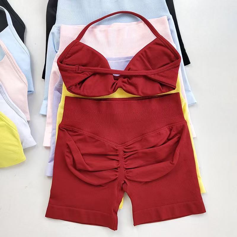 Pilates Yoga Outfit - Set Sportivo HISTELLO da Donna, Reggiseno
