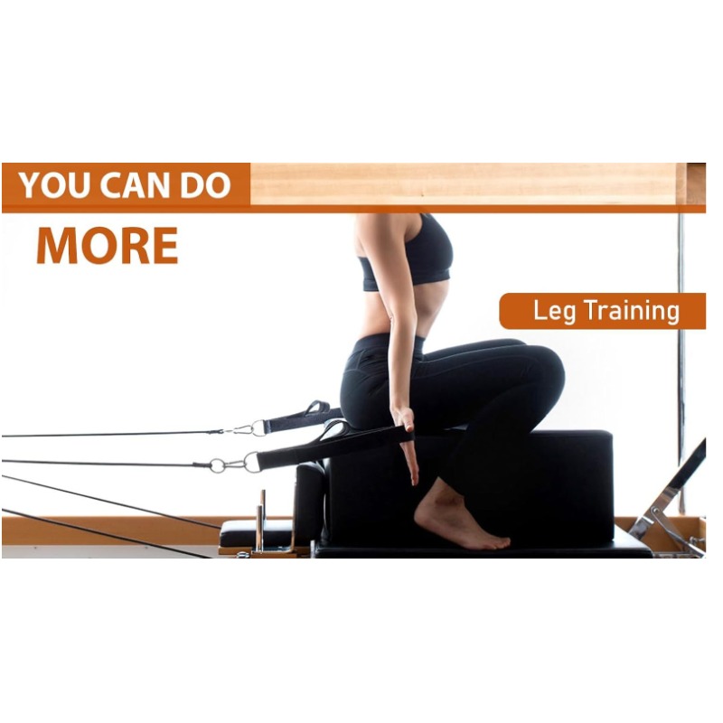 Pilates Ankle Strap - Cinghia Elastica a Doppio Anello per
