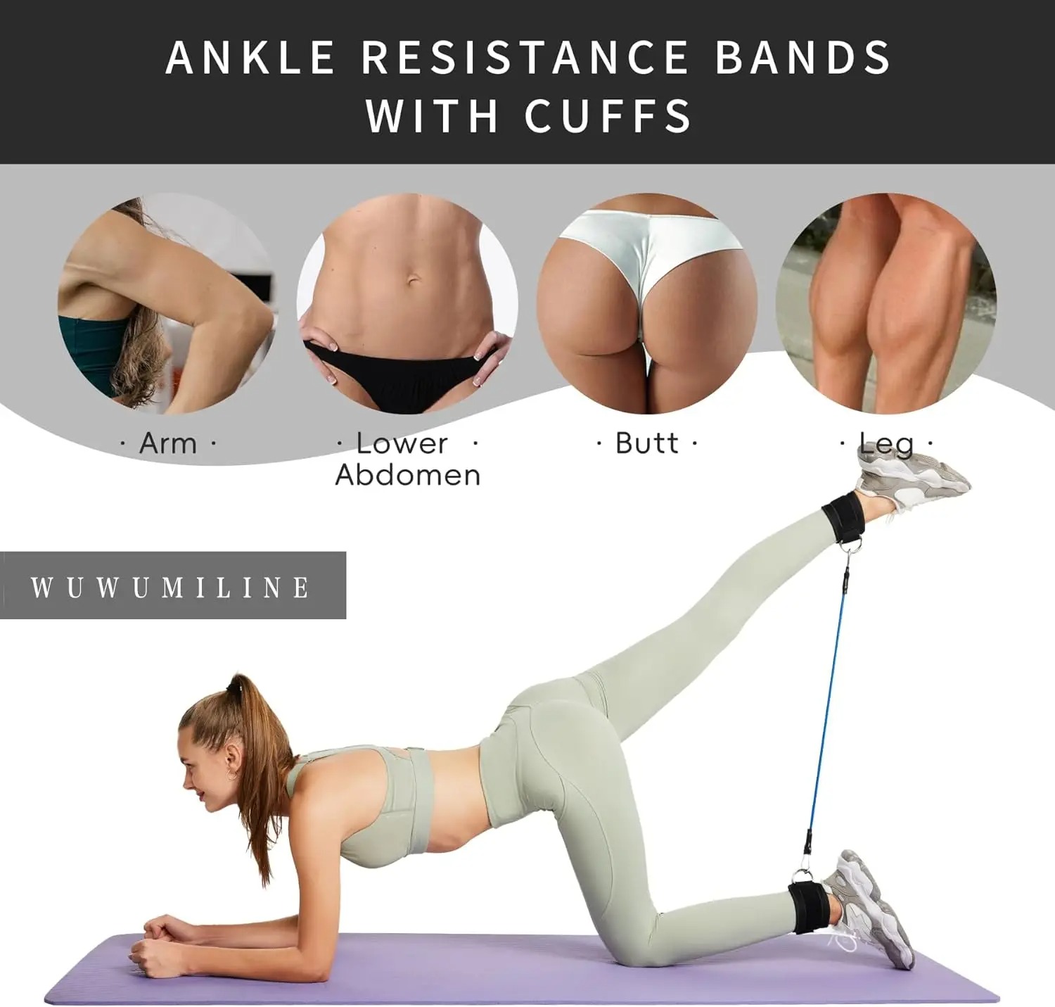 Fasce di resistenza con cintur - Pilates Ankle Strap recensione e prezzo