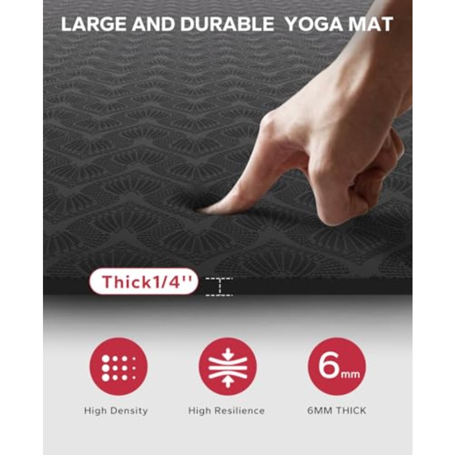 Tappetino da yoga extra large  - Pilates Yoga Mat Workout recensione e prezzo